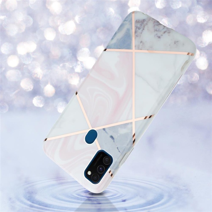 Actual product image Cadorabo IMD TPU Colorful Marble Cover (Huawei P20 Lite)