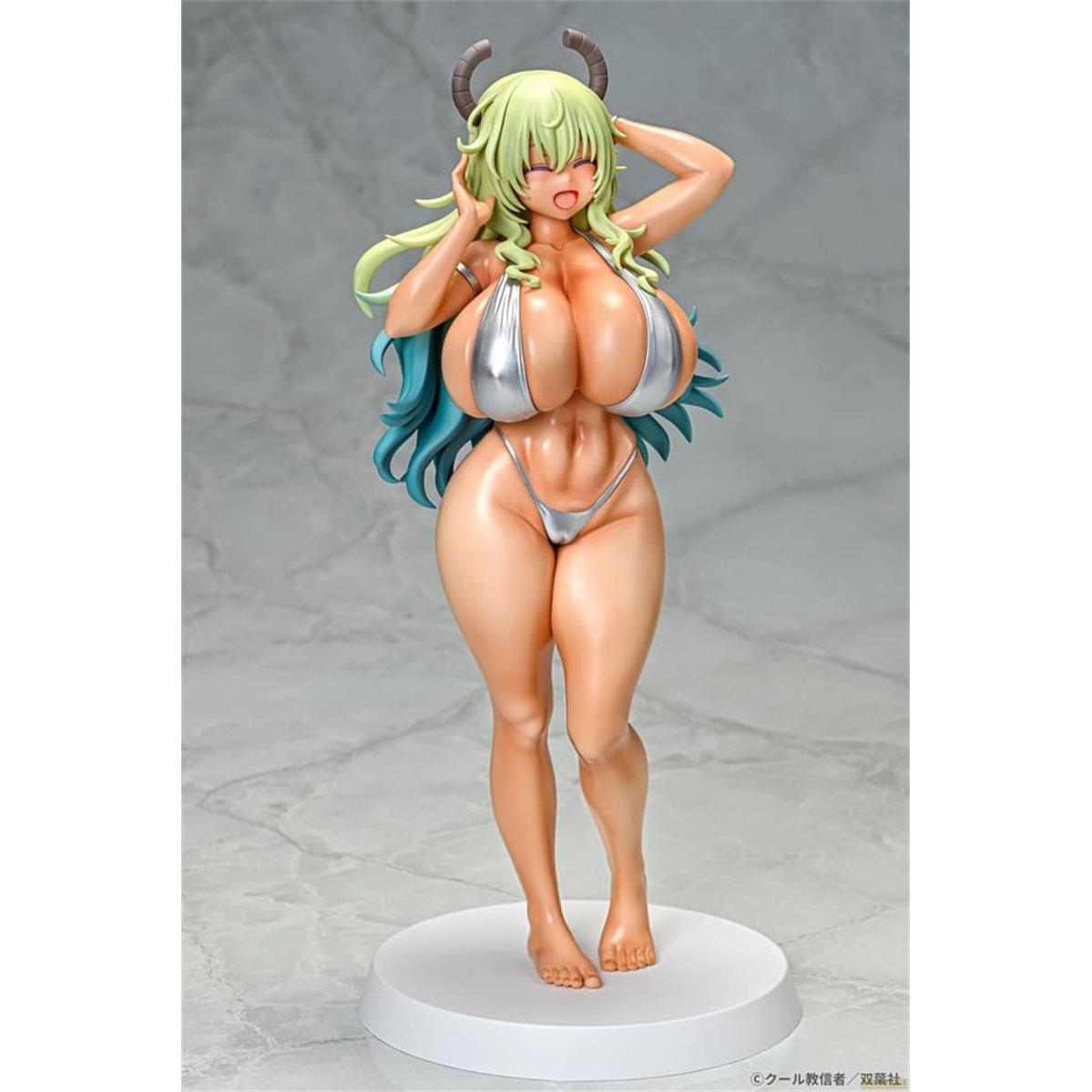 Q-Six Miss Kobayashi's Dragon Maid PVC Statue 1/7 Lucoa Bikini Style Suntan Ver. 26 cm