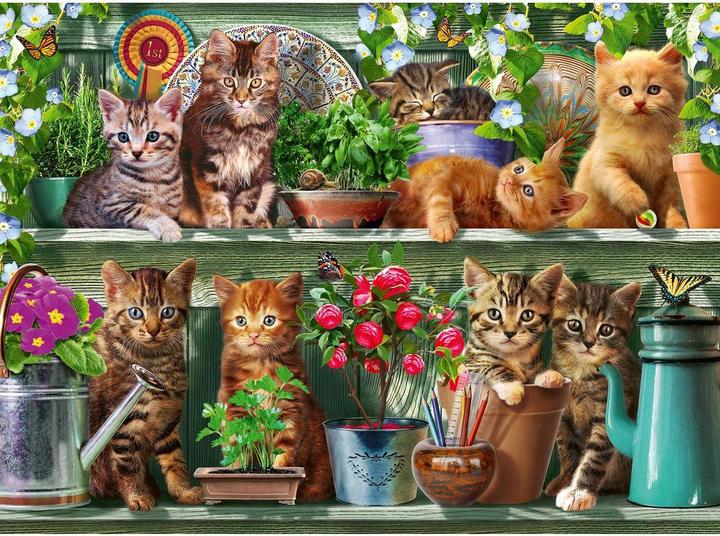 Immagine prodotto Ravensburger Katzen im Regal (500 pezzi)
