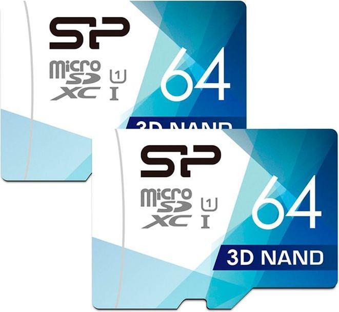 Produktbild Silicon Power Superior Pro 64GB microSDXC Ad. (64 GB, microSDXC, U3, UHS-I)