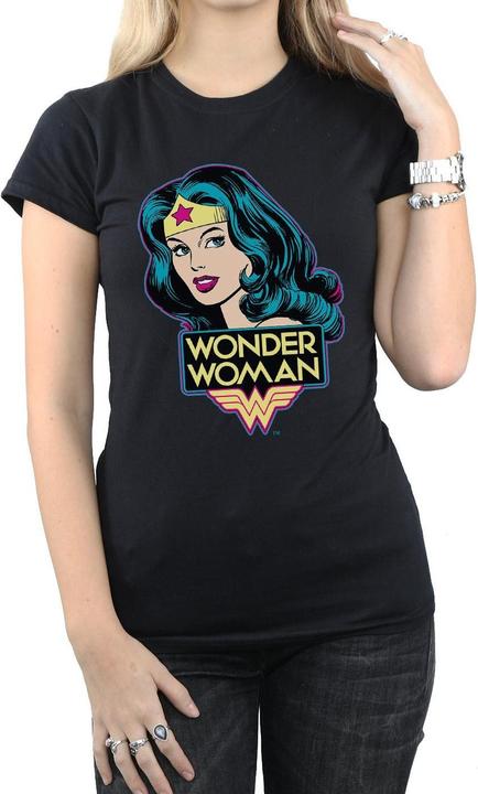 Immagine prodotto Wonder Woman Head Maglietta Donna (L)