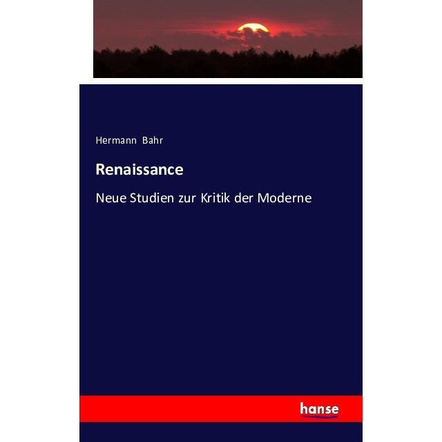 Renaissance, Fachbücher von Hermann Bahr