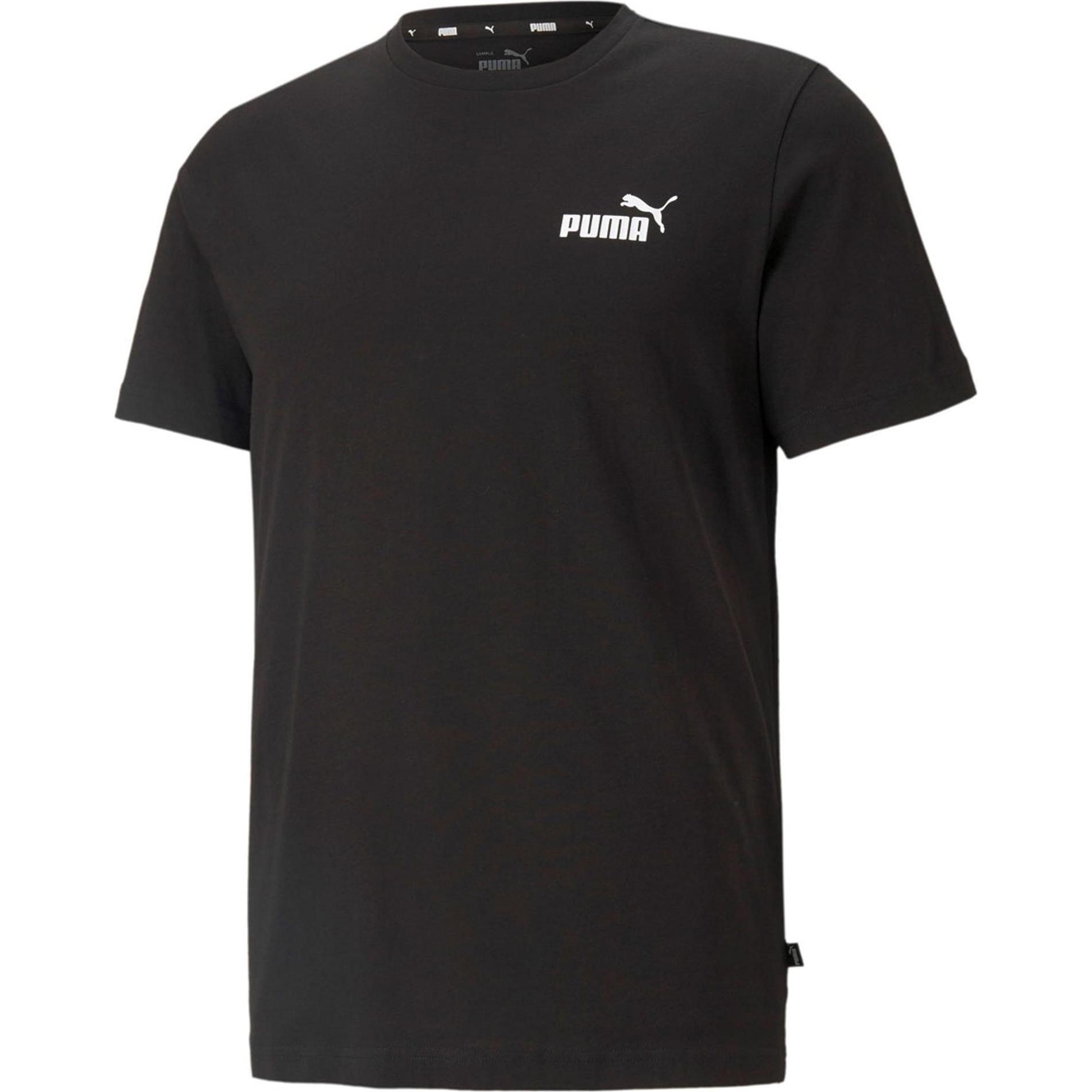 Puma, Herren, Sportshirt, ESS Small Logo Tee (S), Schwarz, S
