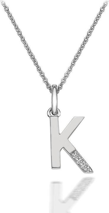 Actual product image Hot Diamonds Diamond letters necklace K (Silver 925, 40 - 45 cm)