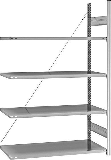 Actual product image eurokraft pro Shelf plug-in rack, galvanized