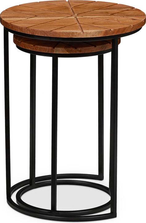 Actual product image Relaxdays 2-piece side table set