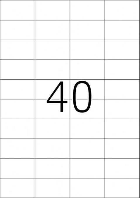 Actual product image Herma Universal labels A4