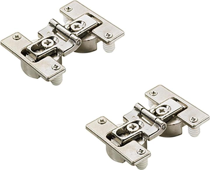 Actual product image Hettich Center hinge set with adjustable joint dimension and pivot point