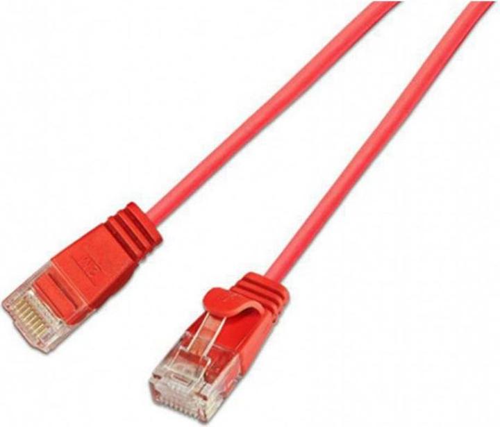 Actual product image Wirewin Slim patch cable: UTP, 5m, red (U/UTP, CAT6, 5 m)