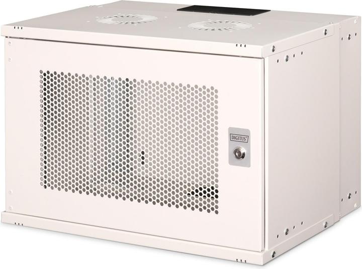 Digitus 19" 7HE Wandgehäuse, SOHO PRO perforierte Tür, 370 x 540 x 400 mm, grau (10.86 HE, 19 Zoll Rack)