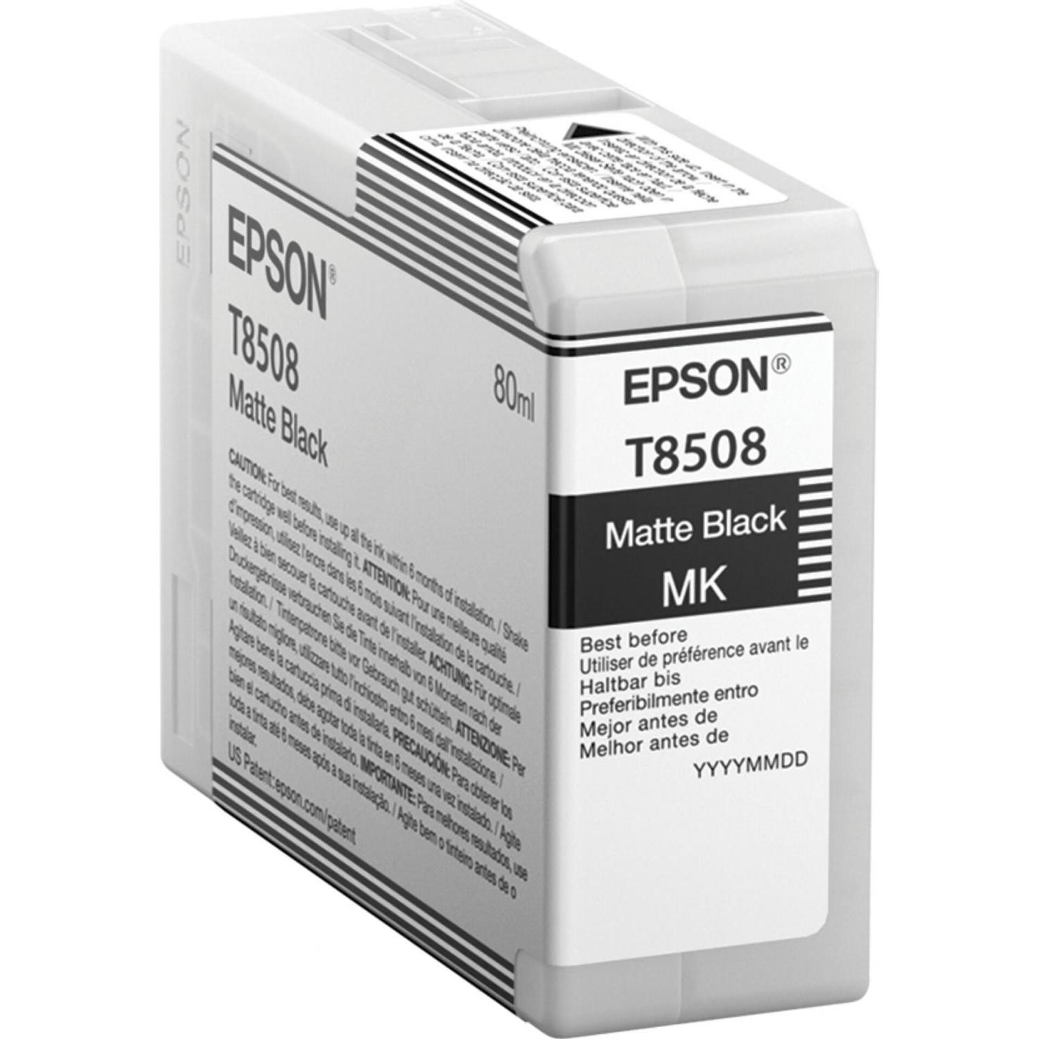 Epson, Druckerpatrone, T8508 UltraChrome HD (MBK)