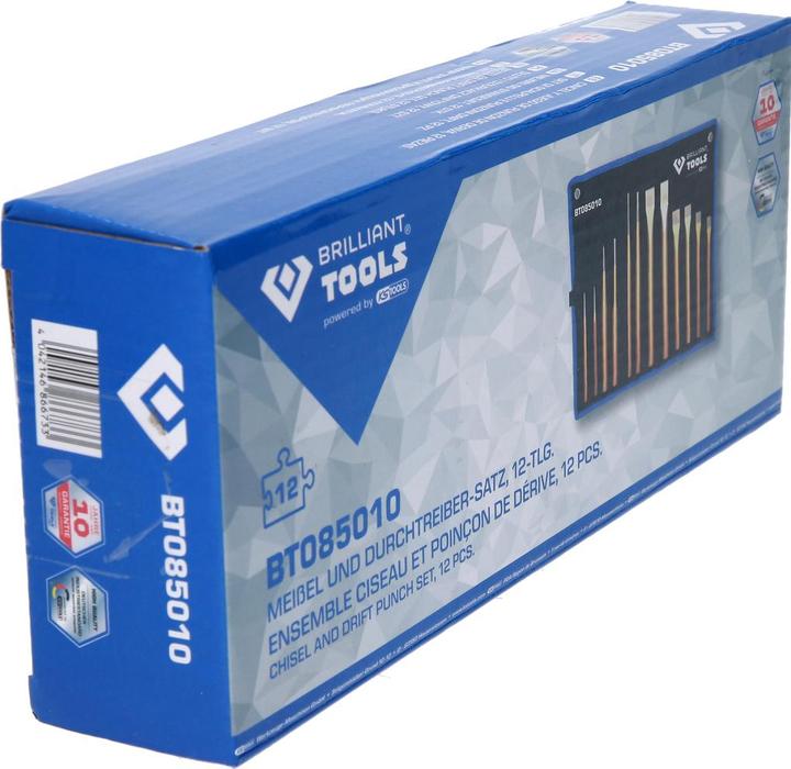 Actual product image KS Tools Chisel and punch set 12 pieces