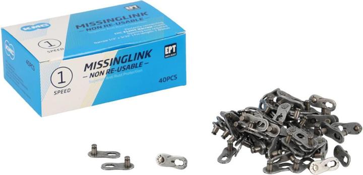 Image du produit KMC SLOESSCHIP MISSINGLINK Z1EHX NR EPT Silver Narrow (40)