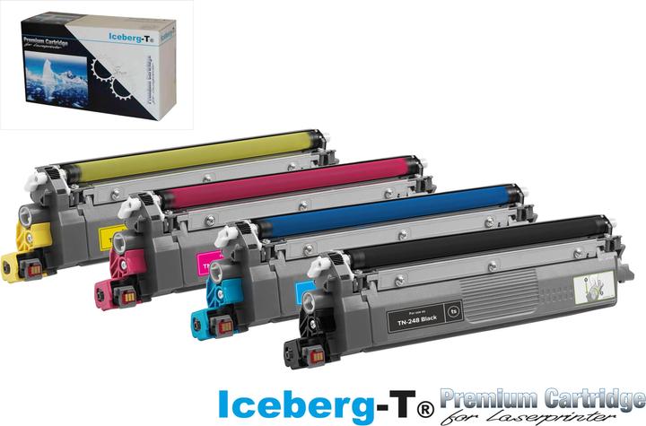 Iceberg-T Toner TN-248 SET Set mit allen vier Farben (BK, C, M, Y)