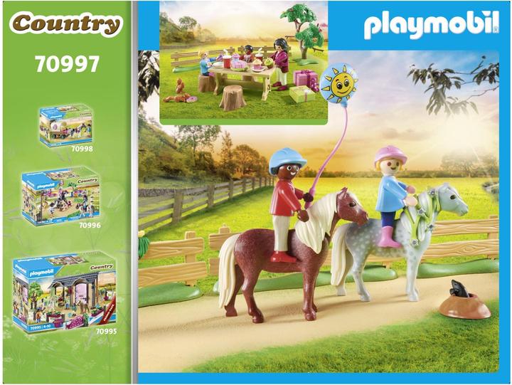 Produktbild Playmobil Kindergeburtstag auf dem Ponyhof (70997, Playmobil Country)