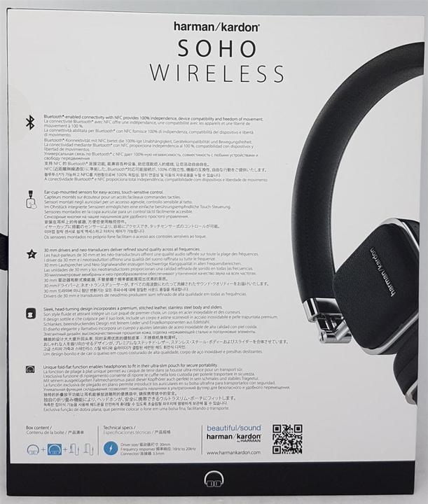 Produktbild Harman/Kardon Soho Wireless (9 h, Kabellos)