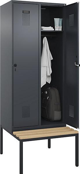 Actual product image kaiserkraft Evolo PLUS bench locker (80 cm, 212 cm)