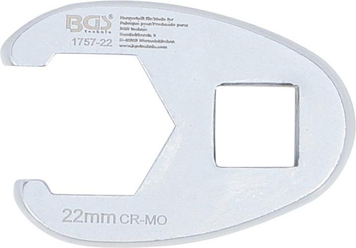 Image du produit BGS Clé col de cygne 12,5 mm (1/2) 22 mm (22 mm)