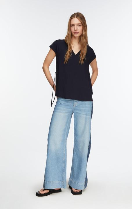 Immagine prodotto Comma Crêpe-Bluse mit dekorativen Riemendetails (36)