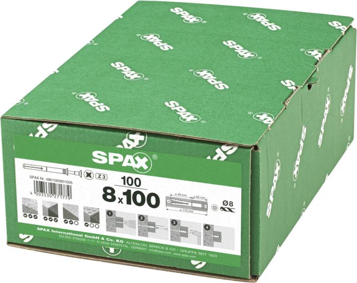 Actual product image Spax Nagelduebel Senkkopf Z3 (100 pcs.)