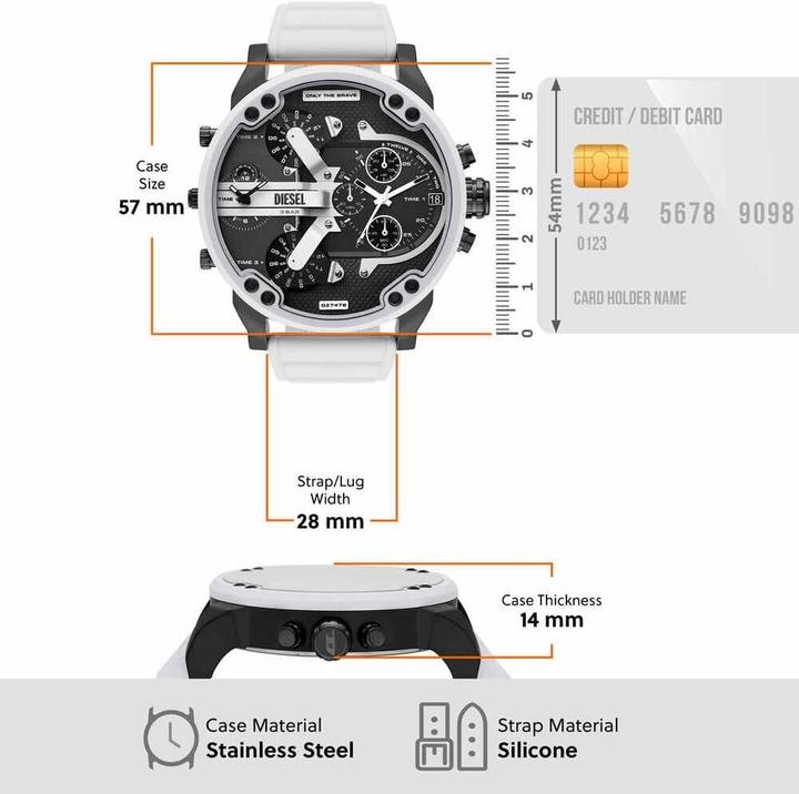 Actual product image Diesel MR. Daddy 2.1 (Chronograph, 57 mm)