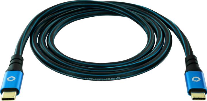 Actual product image Oehlbach USB 3.2 Gen 1 (USB 3.0) connection cable (1x C™ plug 1x plug) 3.00 m gold-plated plug contacts (3 m, USB 4.0, 10 W)
