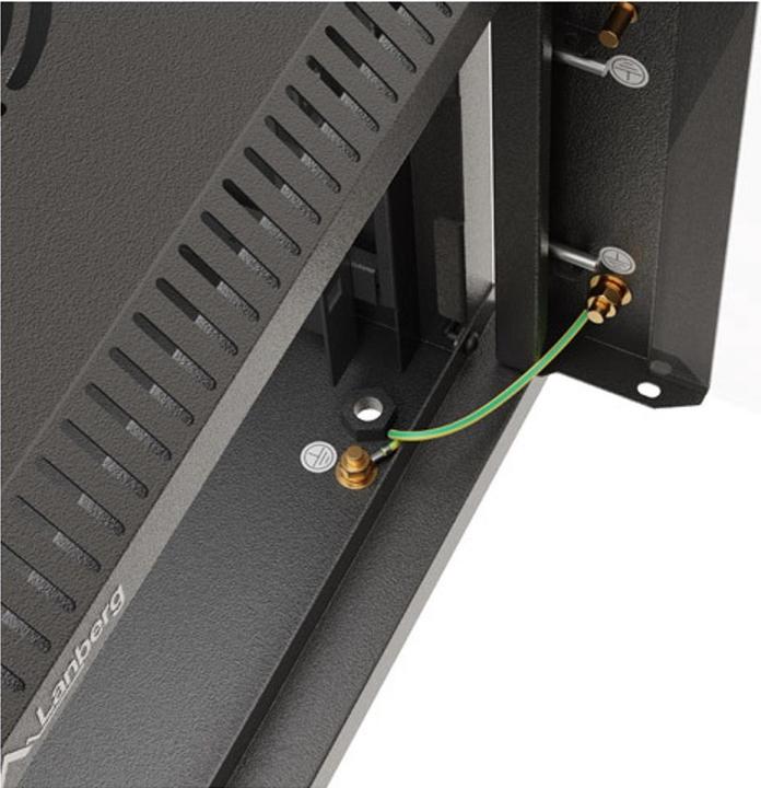 Produktbild Lanberg Szafa Instalacyjna Rack Wisząca 10 9u 300x300 Czarna Drzwi Przeszklone (Flat Pack) (9 HE, 10 Zoll Rack)