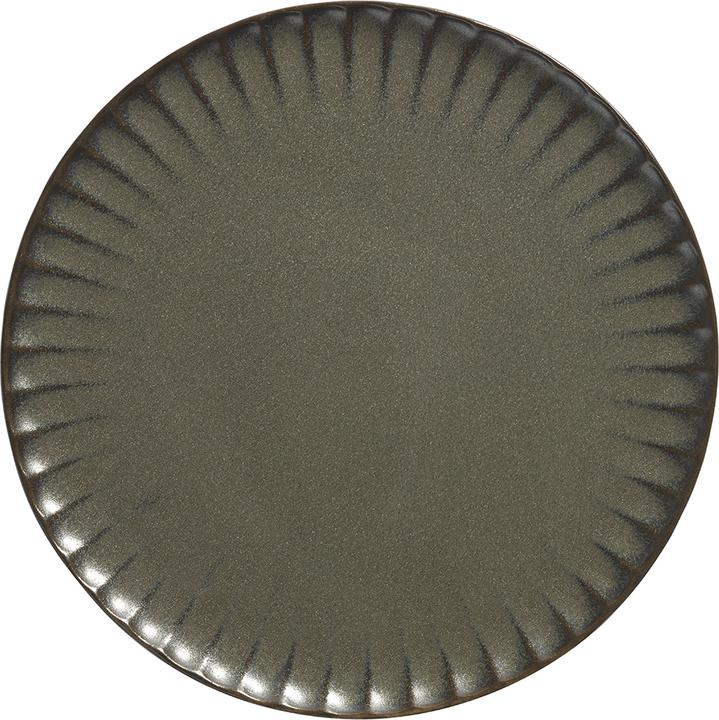 Actual product image Serax Ø 27 cm Inku green dinner plate