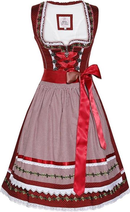 Produktbild Marjo Dirndl Merla, 55 cm, blutrot (48)