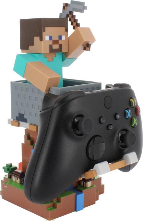 Image du produit Exquisite Gaming Cable Guys R.E.S.T - Minecraft - Steve Support pour Téléphone et Manette (PS5)