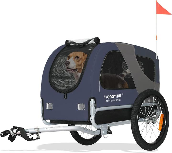 Immagine prodotto Tiggo Fahrrad Hundeanhänger klappbar bis 23 kg
