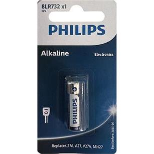 Philips Alcalina 12.0V 1-blister (LR27A / 8LR732/MN27) (1 pz., A27), Batterie + pile
