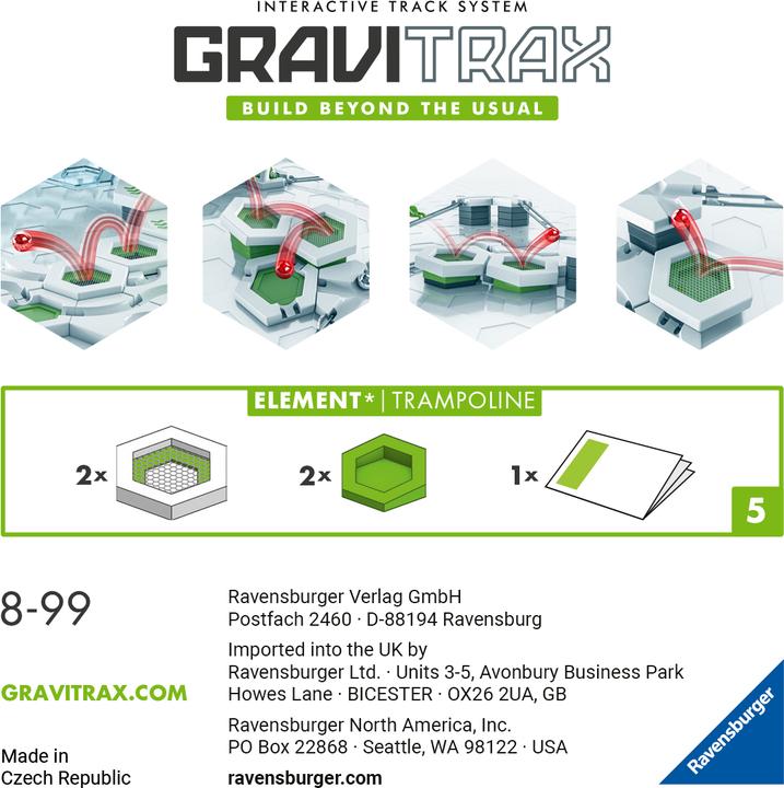 Actual product image Ravensburger GraviTrax Element Trampolines