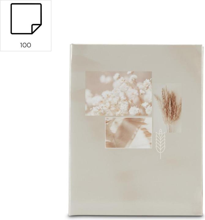 Produktbild Hama Minimax-Album “Singo II“, für 100 Fotos im Format 10x15 cm, Cotton (16.50 x 12.50 cm)