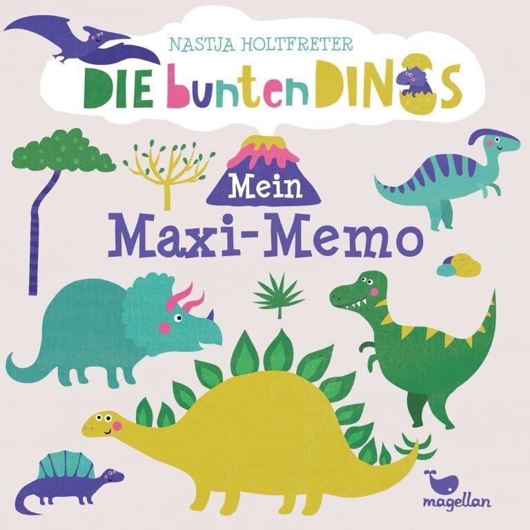 Magellan Verlag Die bunten Dinos - Mein Maxi-Memo (Deutsch)