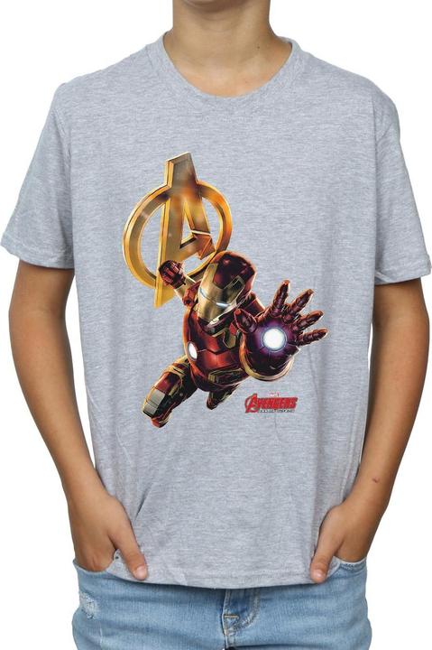 Actual product image Boys Iron Man Pose T-Shirt (116)