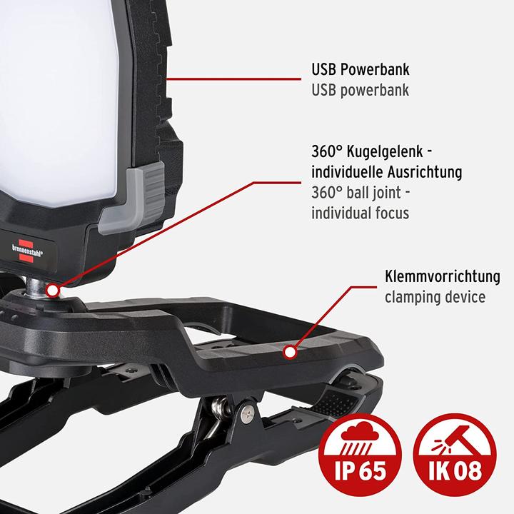 Produktbild Brennenstuhl LED-Flutlichtstrahler - mit Akku Li-Ion (3800 lm)