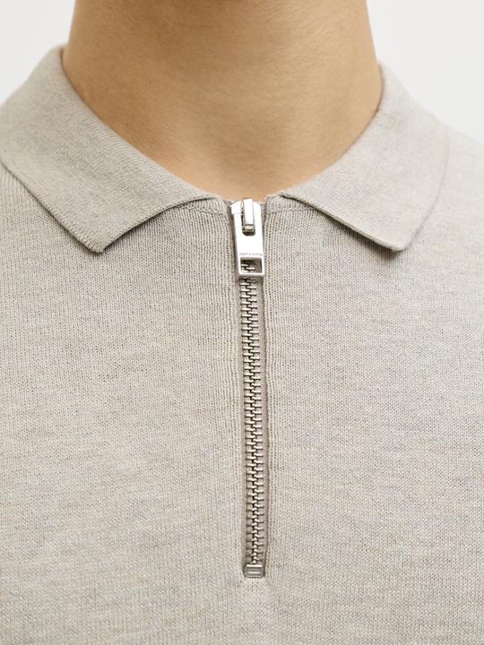 Produktbild Jack & Jones Jjeemil Knit Zip Polo Ss Sn (M)