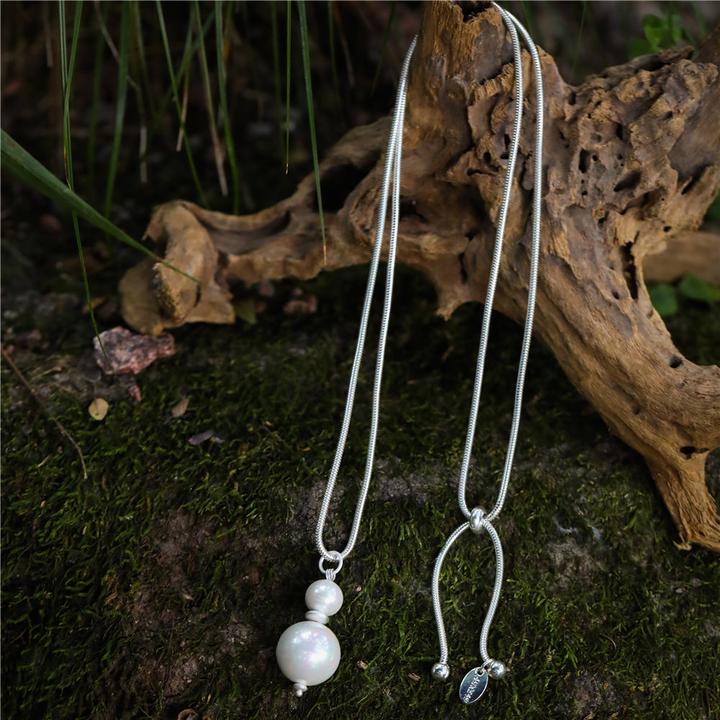 Image du produit Andreani Collier avec pendentif en pierre en véritable shellbead (Shellbead)