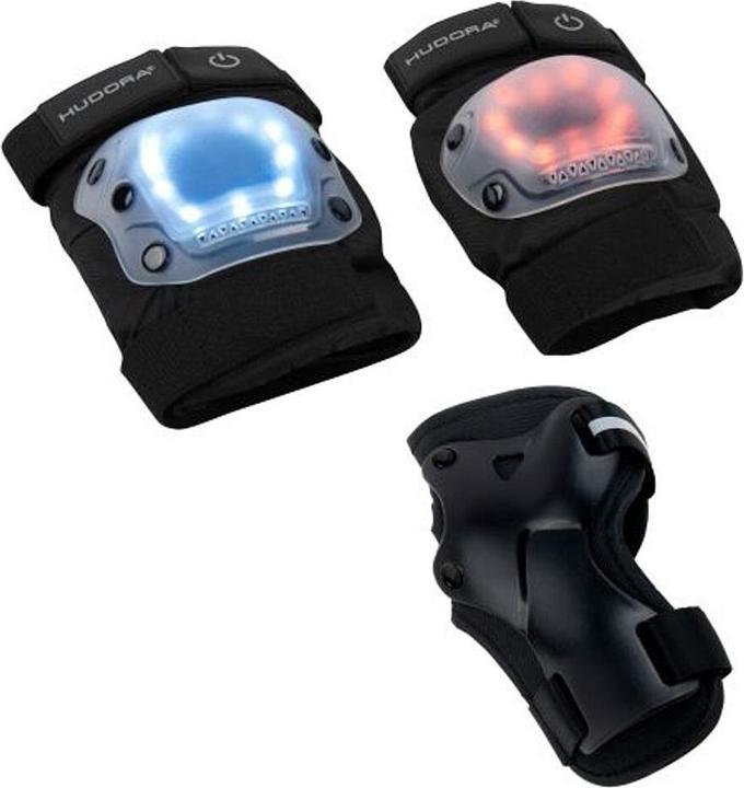 Actual product image Hudora Protectors LED (S, Knee pad, 4 pieces)