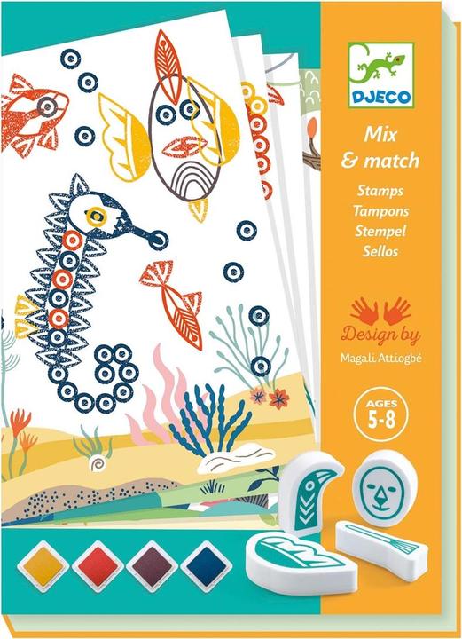 Djeco Timbro Animali sorprendenti