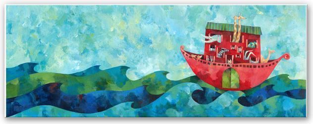 Actual product image Trenddeko Blanz - Noah's Ark (40 x 100 cm)