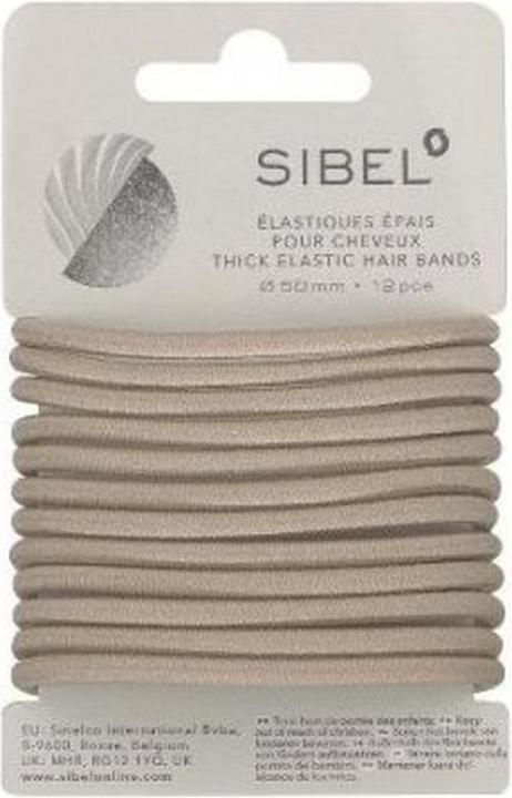 Image du produit Sibel Elastiques doux blonds 12 pièces (Élastiques à cheveux)