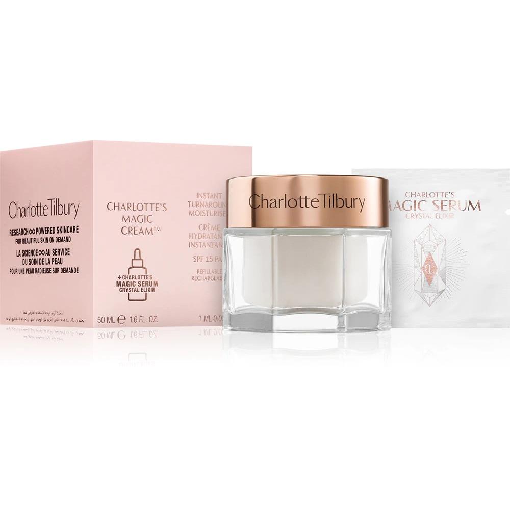Charlotte Tilbury, Crema viso, Magic Cream (50 ml, Crema da giorno, SPF 15)