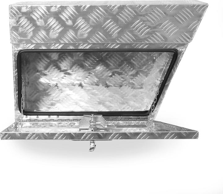 Immagine prodotto XPOtool Sous-caisse de camion en aluminium Droite 60x25x40cm Boîte de timon de rangement 50L, 2 clés