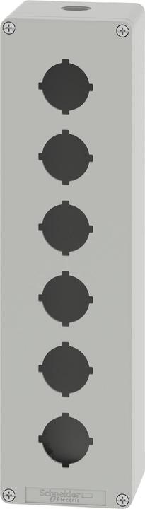 Actual product image Schneider Electric XAPD5606 Empty housing XAP metal grey for 6x30mm - CSA (Housing)