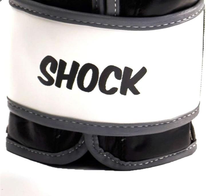Actual product image Leone Boxing Glove Shock Black GN047 (10 OZ, One size)