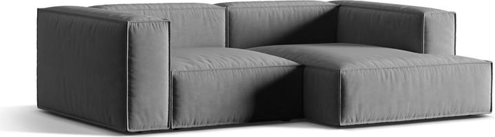 Image du produit Micadoni Canapé D'Angle Droit Modulaire, "Nuria", 3 Places, 147x252x72 Fabriqué en Europe (Canapé d'angle, Canapé modulaire)