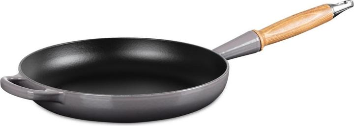 Actual product image Le Creuset Koekenpan Signature met Houten handvat 'Flint' Ã˜26cm (26 cm, Frying pan, Cast iron)