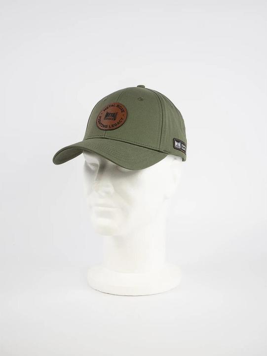 Actual product image Metal Boxe Baseball cap with leather patch (One size)